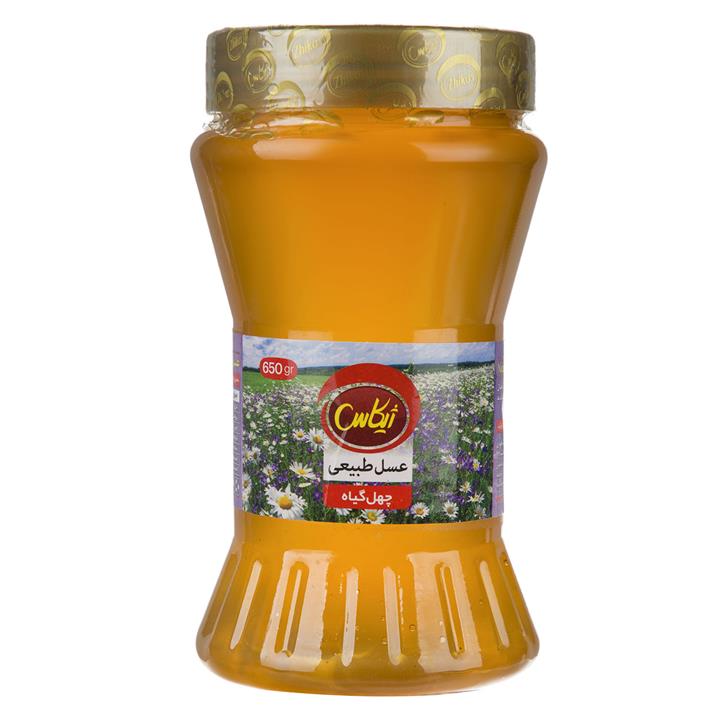 عسل طبیعی چهل گیاه ژیکاس مقدار 650 گرم Zhikas Natural Honey 650gr